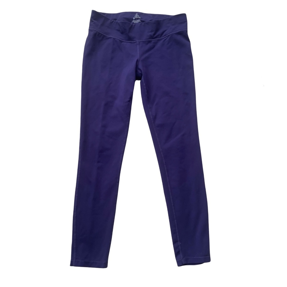 PrAna Ashley Low Rise Fitted Leggings Pants Purple Full Length Size Large L
